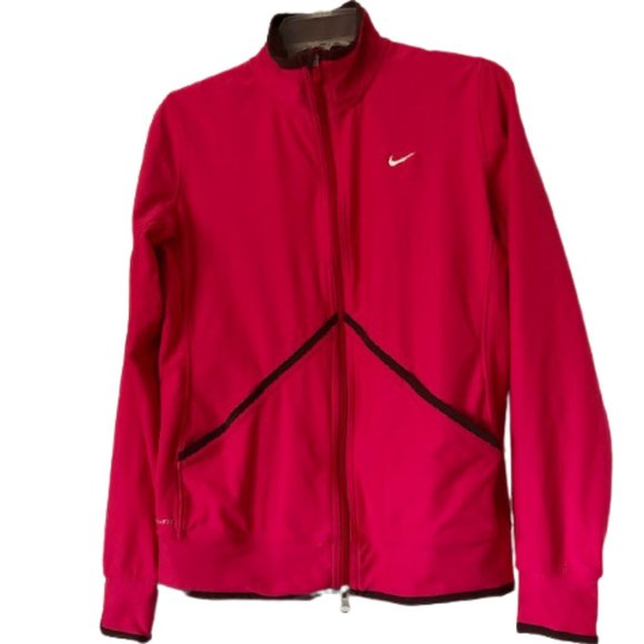 Nike Dri Fit Performance Wear Jacket Pink/Purple - M - Picture 1 of 9